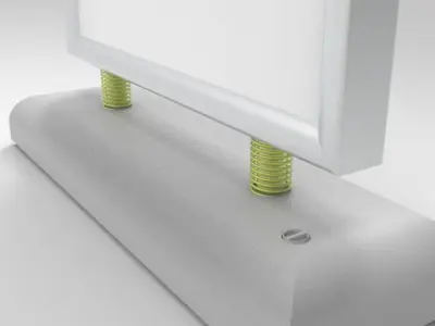 Billboard roadside 3D model