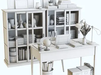 Office workplace 43 3D model
