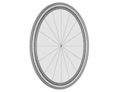 Mirror in a wooden frame GZ-M1053 3D model