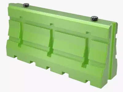 Traffic Barrier 1 3D model
