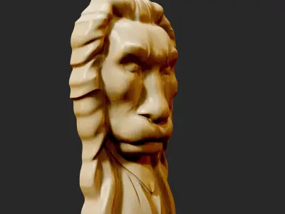 Lion Head LH-001 3D print model