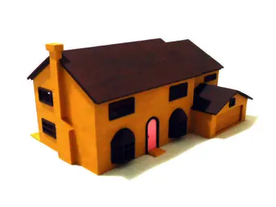 The Simpsons House 3D print model