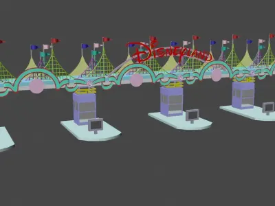 disney land  3D model