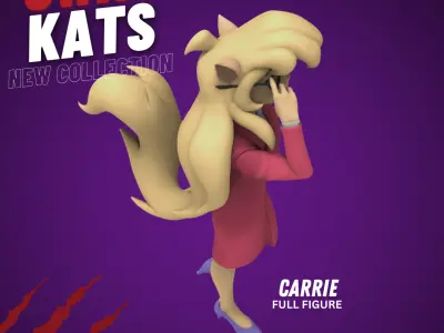 Swat Kats figures - Carrie 3D print model