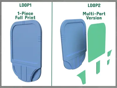 Orion PADD Lower Decks 3D print model