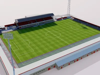 Whaddon Road - Cheltenham England 3D model