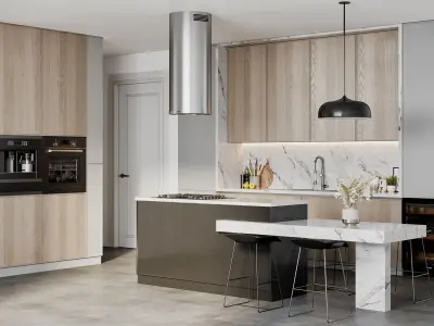 Kitchen 04 3D model buy