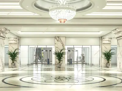 ITC Royal Bengal Kolkata With V-Ray Lights 3D model