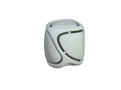 SciFi Cube Object No 67144 Low Poly Shape Low-poly 3D model