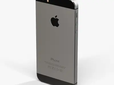 Apple iPhone 5S Low-poly 3D model