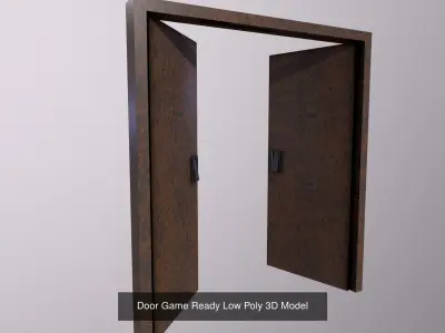 Door Pack - Game Ready - Low Poly PBR 3D Model