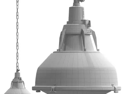 Technical lamp 3D model