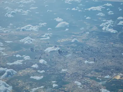 Thu Duc Vietnam City Landscape 3D Model 3D model