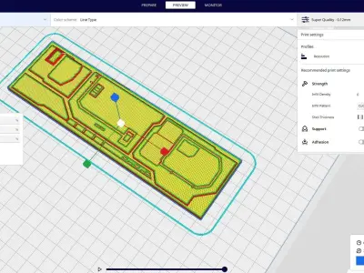 sci-fi wall architect kitbash 3D print model