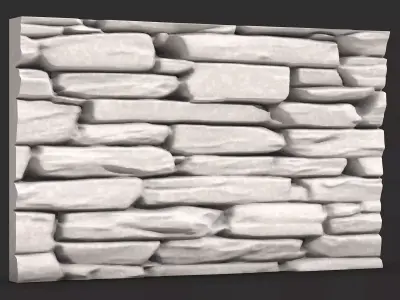 Stylized Stone Wall Pack Vol 1 10 Models