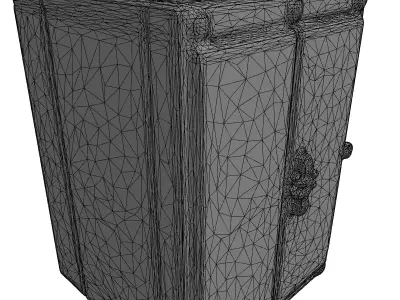 Industrial Electrical Control Box Low-poly 3D model