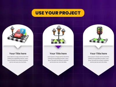 Public Facilities 3D Icon Pack 3D model