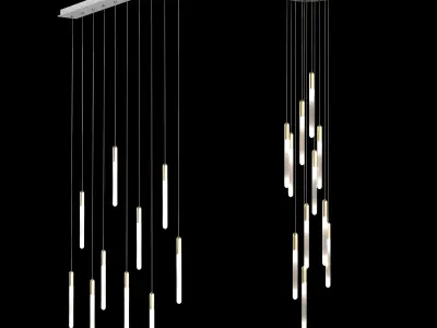 Lucciano pendant light Low-poly 3D model