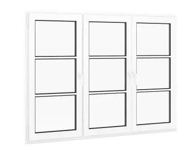 Plastic Window 2264mm x 1520mm 3D model