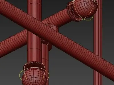 Jonathan Adler Milano 16 Light Chandelier 3D model