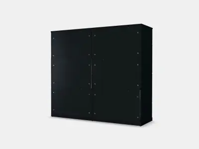 NORDLI Chest of 12 drawers 4 Low-poly 3D model