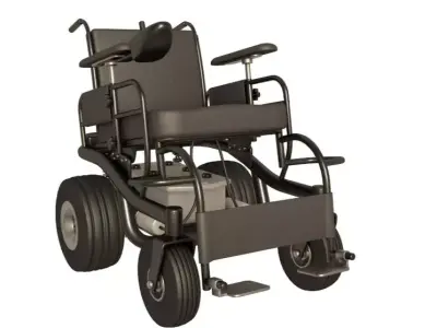 Powered Wheelchair 3D model