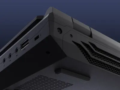 Realistic Laptop Computer 3D model