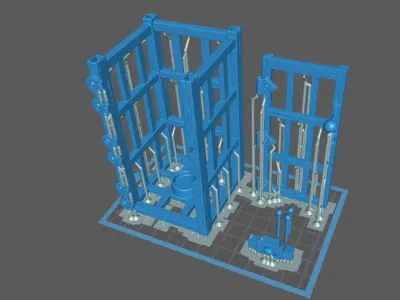 Wooden lamp 3d print 3D print model