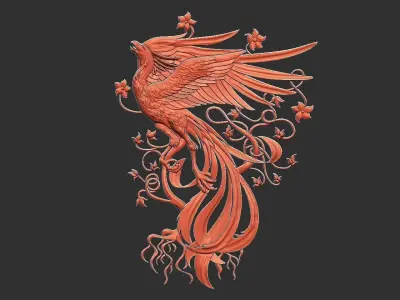 phoenix 3D print model