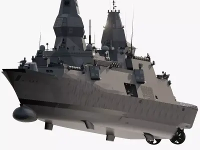 MULTI ROLE DESTROYER 3D model