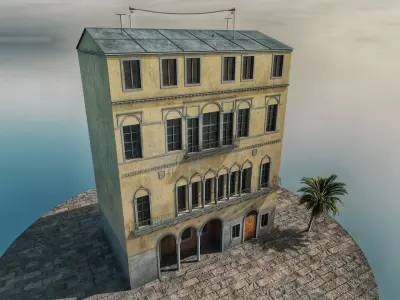 Italian living house 3D model