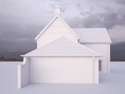 British House Bosc 4D 3D model