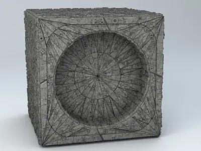 Sci-Fi Shapes The Keeper of the Key 3D model