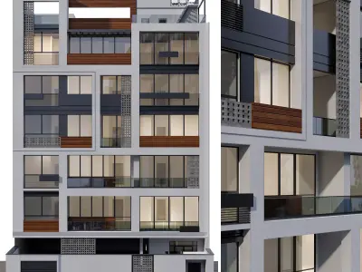 RESIDENTIAL BUILDING NO59 A 3D model