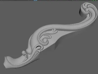 sofa leg 3D model