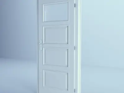 White Door 9 3D model