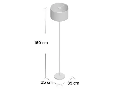 Wantage Traditional Floor Lamp Free 3D model