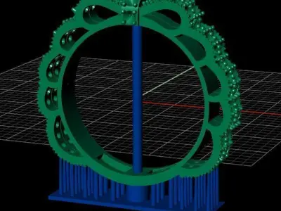 Jewelry ring 186 3D print model
