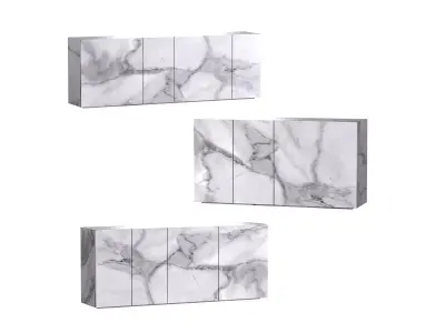 36e8 Sideboard White 3D model