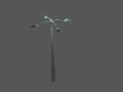 StreetLamps light pole 3D model