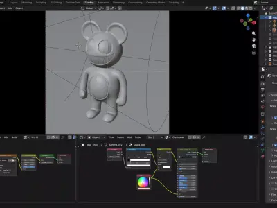 Glass with dispersion effects and caustics 3D model