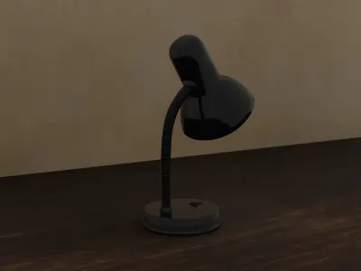 desk lamp Free 3D model Free low-poly 3D model