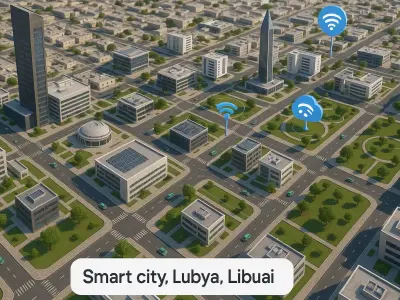Suluq Libya Digital Twin of Smart City Low-poly 3D model