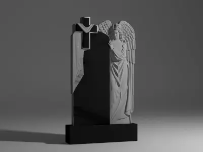 Angel Monument  Tombstone Collection  10 3D Models 3D model