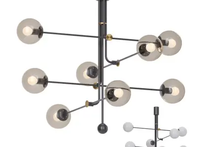 chandelier Base Roof 8 3D model