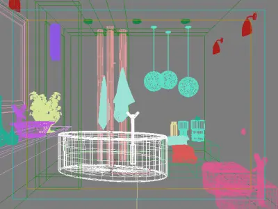 Bathroom Scene 03 3D model