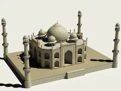 Taj Mahal 3D model  3D model