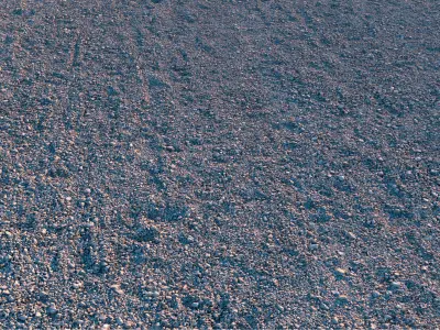 Gravels - 3D Texture - 300 x 300 cm Seamless scan - 18k Texture