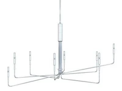 Clive 8-Arm Chandelier - Crate and Barrel 3D model