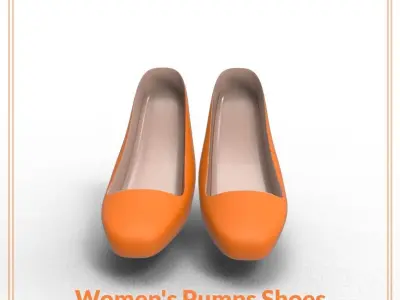  womens Toe Heels 3D model